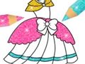 ゲームキラキラドレスぬりえ オンライン