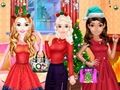 ゲーム女の子のためのおしゃれなクリスマスパーティー オンライン