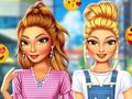 ゲームスーパー ガールズ リップド ジーンズ アウトフィット オンライン