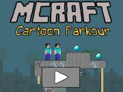 ゲームMcraftの漫画のパルクール オンライン