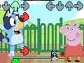 ゲームFNF: ブルーイ VS ペッパピッグ オンライン