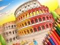 ゲーム塗り絵: ローマのコロッセオ オンライン