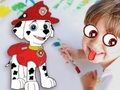 ゲーム塗り絵：パウパトロール オンライン