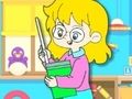 ゲーム塗り絵: 先生 オンライン