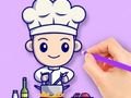 ゲーム塗り絵: シェフ オンライン