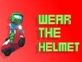 ゲームヘルメットを着用するオンライン