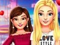 ゲームBFFの高校での初デートの様子 オンライン