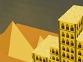 ゲーム砂漠の建物のスタッキング オンライン