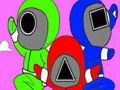 ゲームぬり絵イカゲーム オンライン