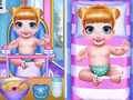 ゲーム双子の可愛い入浴時間オンライン