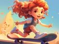 ゲーム塗り絵: スケートボードに乗る オンライン