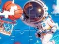 ゲームジグソーパズル: スペースバスケットボール オンライン