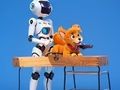 ゲーム塗り絵: ロボットと犬 オンライン
