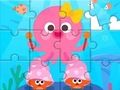ゲームジグソーパズル: かわいいタコ オンライン