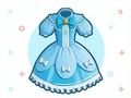 ゲームぬり絵: ちょう結びドレス オンライン
