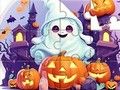 ゲームジグソーパズル: ハロウィンのかわいいおばけ オンライン
