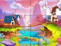 ゲームジグソーパズル: 村 オンライン