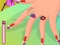 ゲームプロム準備ネイルデザイン オンライン