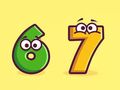 ゲーム塗り絵: 番号 6-7 オンライン