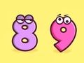 ゲーム塗り絵: 番号 8-9 オンライン