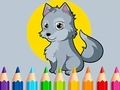 ゲーム塗り絵: オオカミ オンライン