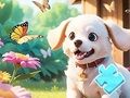 ゲームジグソーパズル: 庭にいる犬 オンライン