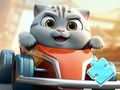 ゲームジグソーパズル: キャットレーシングドライバー オンライン