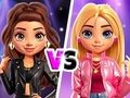 ゲームLovie Chic のブラック VS ピンク スタイル オンライン