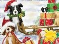 ゲームジグソーパズル: クリスマスの犬 オンライン