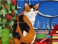 ゲームジグソーパズル: クリスマスの猫 オンライン