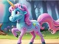ゲームジグソーパズル: 魔法の森のユニコーン オンライン