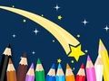 ゲーム塗り絵: 流れ星 オンライン