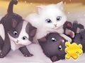 ゲームジグソーパズル: 猫遊び オンライン