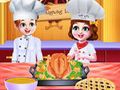 ゲームシェフの双子の感謝祭ディナークッキング オンライン