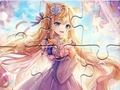 ゲームジグソーパズル: 猫と女の子 オンライン