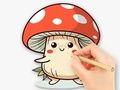 ゲーム塗り絵: キノコ オンライン