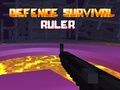 ゲームディフェンスサバイバルルーラー オンライン