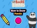 ゲームWe Bare Bears パンダの描き方 オンライン
