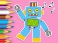 ゲームぬり絵: ロボットダンス オンライン