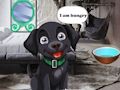 ゲームお腹を空かせた黒い犬に餌をやる オンライン