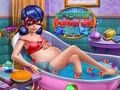 ゲーム妊娠した水玉模様の女の子スパオンライン
