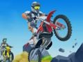 ゲーム丘陵地帯でのバイクレース オンライン