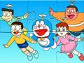 ゲームジグソーパズル 空飛ぶドラえもん オンライン