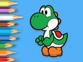 ゲームぬり絵: ヨッシーフィッシングタイム オンライン