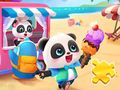 ゲームジグソーパズル: 赤ちゃんパンダのアイスクリームカー オンライン