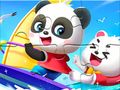 ゲームジグソーパズル: 赤ちゃんパンダのセーリング オンライン