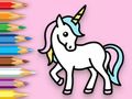 ゲーム塗り絵: ハッピーユニコーン オンライン