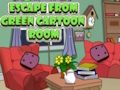 ゲーム緑の漫画の部屋からの脱出 オンライン