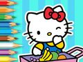 ゲームぬり絵：ハローキティマーケット オンライン