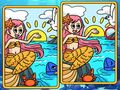 ゲーム人魚 違いを探すオンライン
